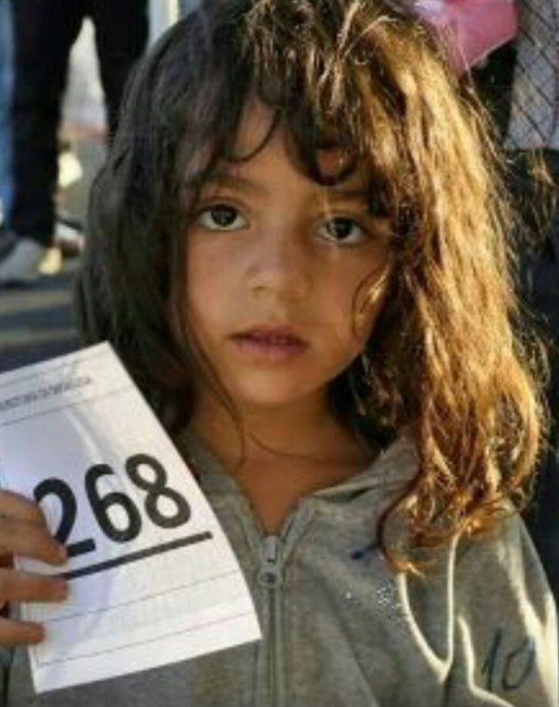 Mira Akram Al Jawabrah is shown in a family handout photo. Canadian relatives of a missing, five-year-old Syrian girl are appealing for help after a mysterious photograph (shown) surfaced on the Internet, suggesting she may have been the only member of her family to survive a bid to escape the war-ravaged country.