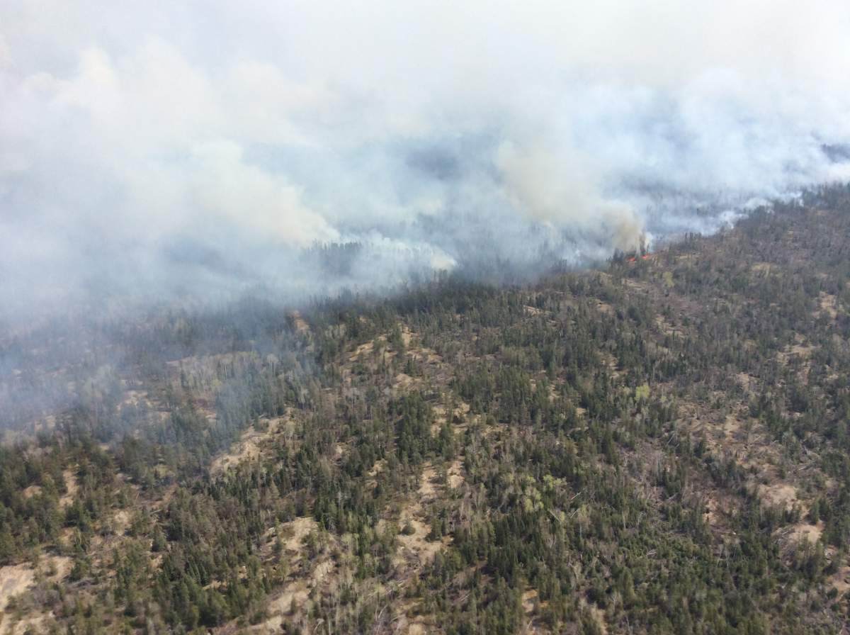 Manitoba wildfire
