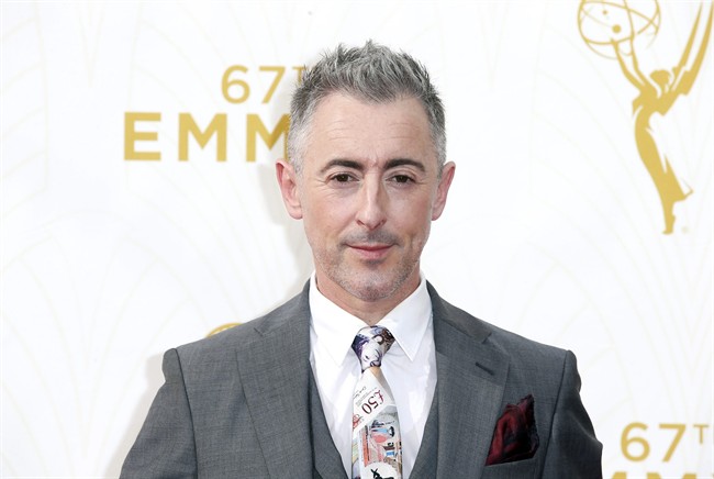 This Sept. 20, 2015, file photo shows Alan Cumming arriving at the 67th Primetime Emmy Awards, at the Microsoft Theater in Los Angeles. 