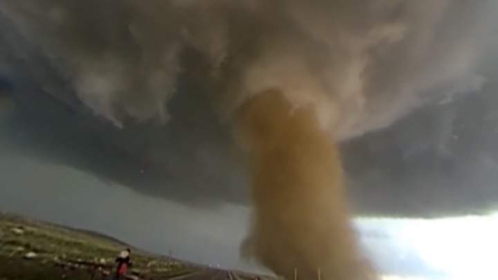 Timmer was on hand Saturday evening when an EF2 tornado, with winds whipping at a speed of 209 km/h (130 mph), touched down just outside Wray, Colo.