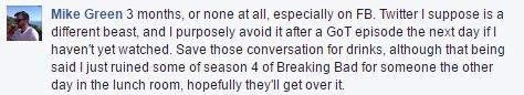 The rules of television and movie spoilers on social media - image