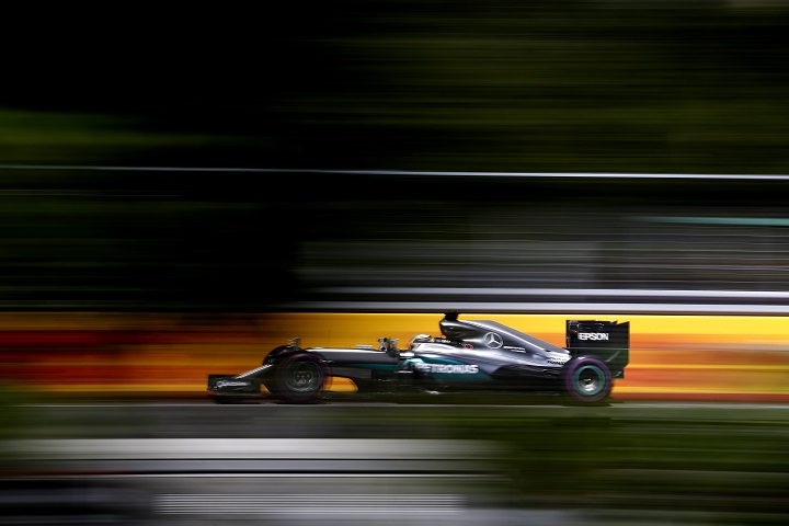 Lewis Hamilton, Mercedes F1 W07 Hybrid.
Canadian Formula One 1 Grand Prix practice, Circuit Gilles Villeneuve, Montreal, Canada on Friday, June 10, 2016.