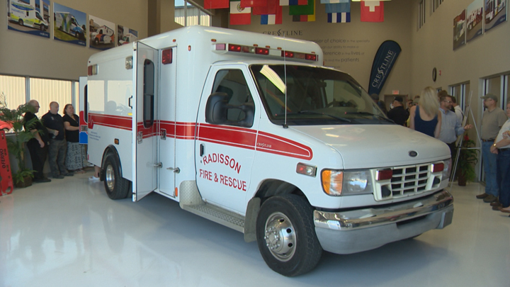 The memory of Ethan Manson, who died in a tragic accident in Radisson, Sask., will live on through an ambulance donation from Crestline Coach and MD Ambulance.