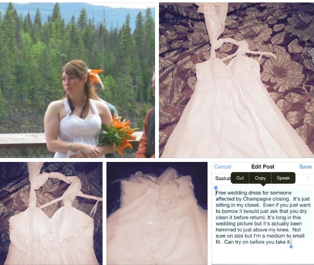 Saskatoon dress distress: women pay it forward to help out brides-to-be - image