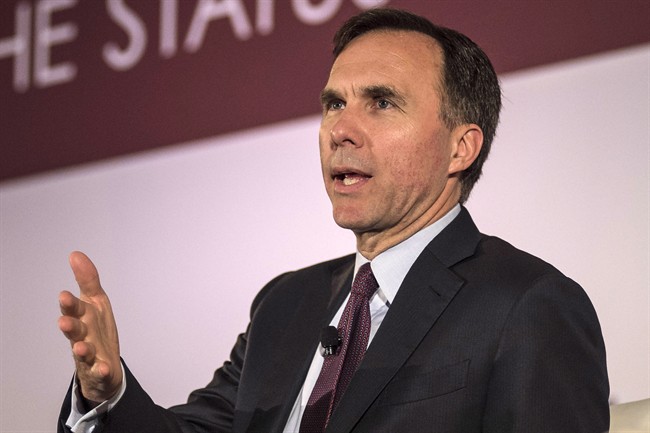 The briefing to Finance Minister Bill Morneau warns Canada's public pension spending is much lower than other developed countries.