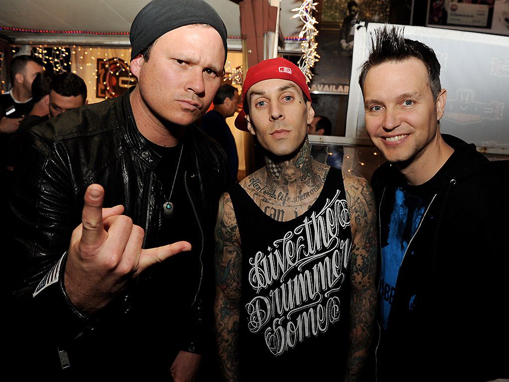 Tom DeLonge, Travis Barker, Mark Hoppus
