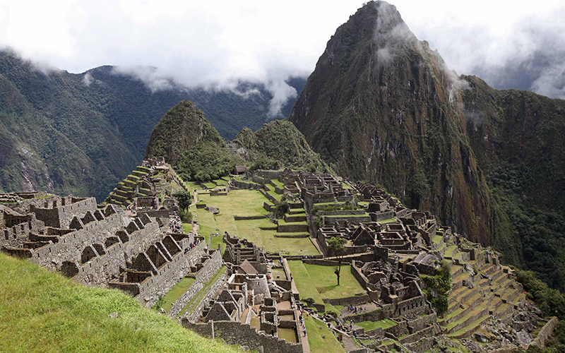 The citadel of Machu Picchu. 