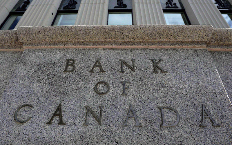 The Bank of Canada building is pictured in Ottawa.