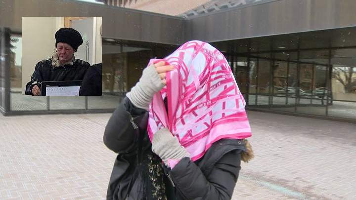 Animal Protection Services of Saskatchewan turns to Facebook to try and track down accused animal abuser April Irving, who may be back in the province. (Inset picture courtesy of APSS)