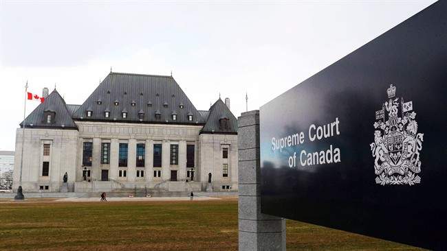 The Supreme Court of Canada in Ottawa is shown on Tuesday, April 14, 2015.