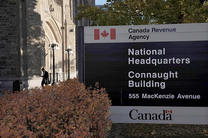 The Canada Revenue Agency headquarters in Ottawa is pictured on Nov. 4, 2011.