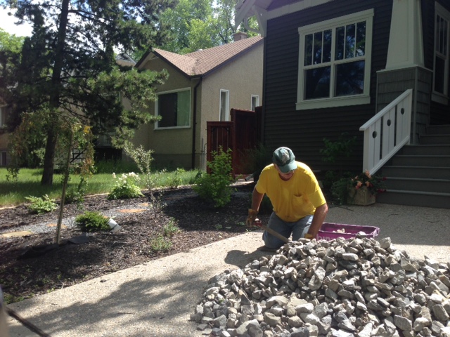 Brad Gable has built four infill homes in Edmonton, but might not build any more if the City of Edmonton is granted the power to limit tree removal on private properties. July 12, 2016.