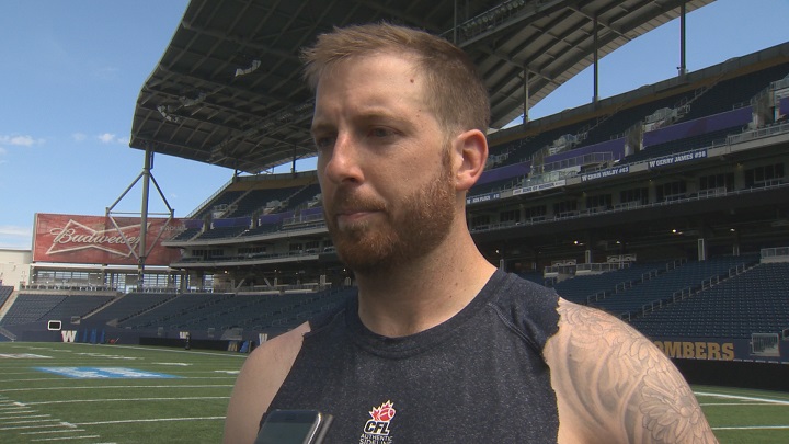 Blue Bombers starting quarterback Matt Nichols fields questions ahead of his first start of the season.