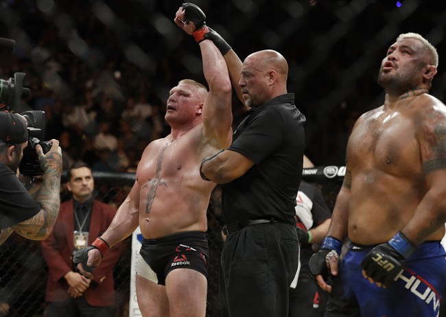 Brock Lesnar may have failed a drug test.