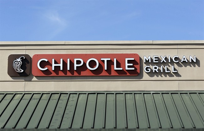 A file photo of Chipotle signage. 