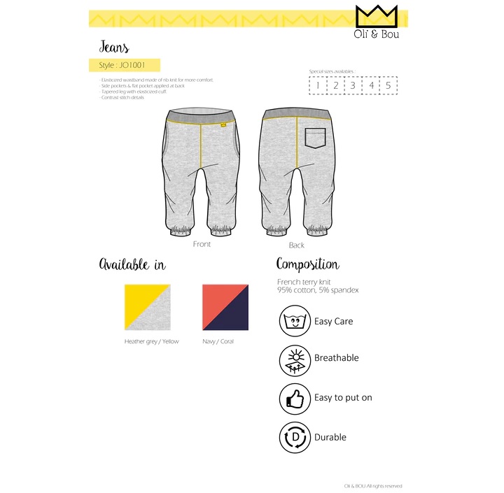 Clothes specially designed for children with dwarfism by Oli & Bou.