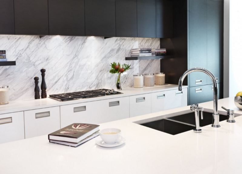 Interior design at The River, a riverfront condominium development in Calgary.