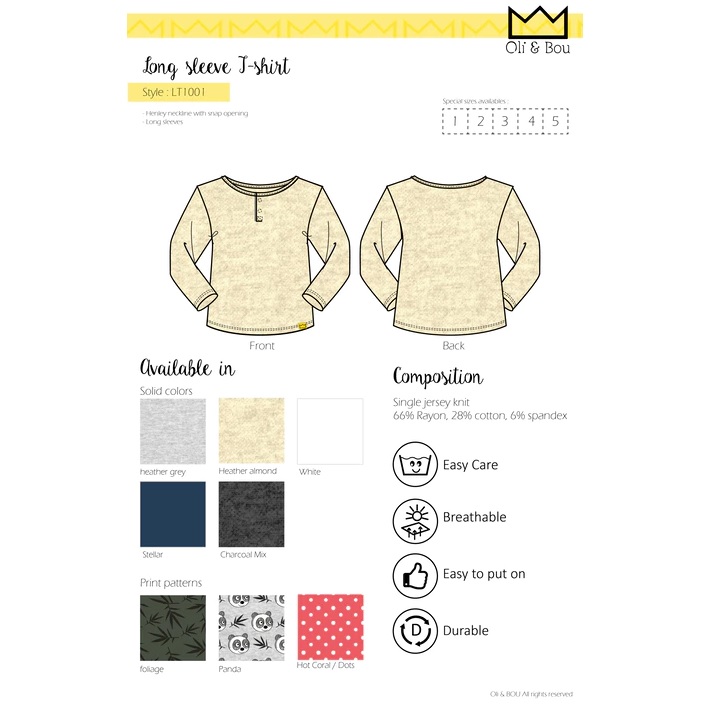 Clothes specially designed for children with dwarfism by Oli & Bou.