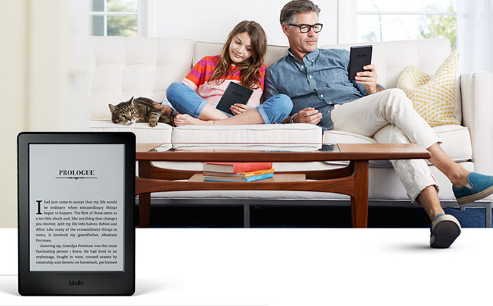 The Kindle Voyage features brilliant auto adjusted white backlit 6 inch screen for reading anywhere