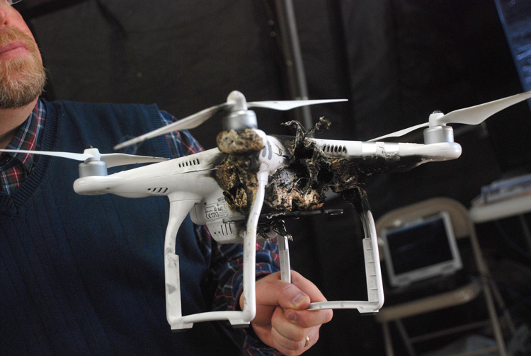 U.S. Army scientists successfully destroyed a drone with a laser earlier this year. "We absolutely blew lots of stuff up," the lead researcher said.