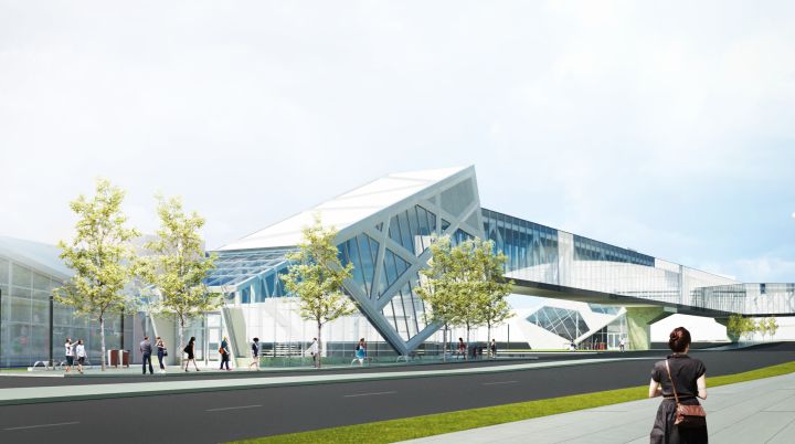 61 ave ped bridge