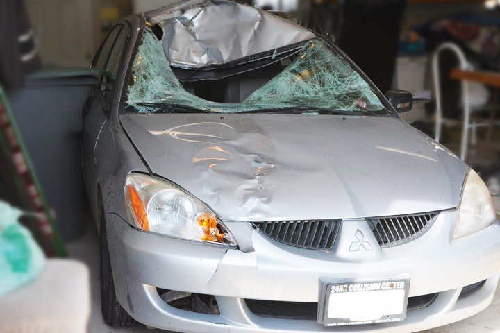 This is the vehicle involved in a hit-and-run accident that claimed the life of 30-year-old skateboarder Ryan Barron.