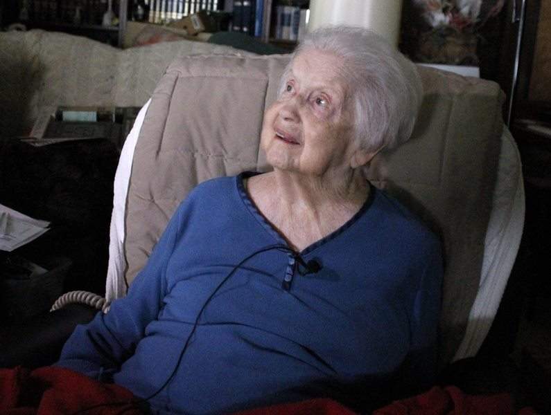 Alberta Morris, 86, talks to a reporter in her home in Reidsville, N.C., Friday, July 29, 2016.