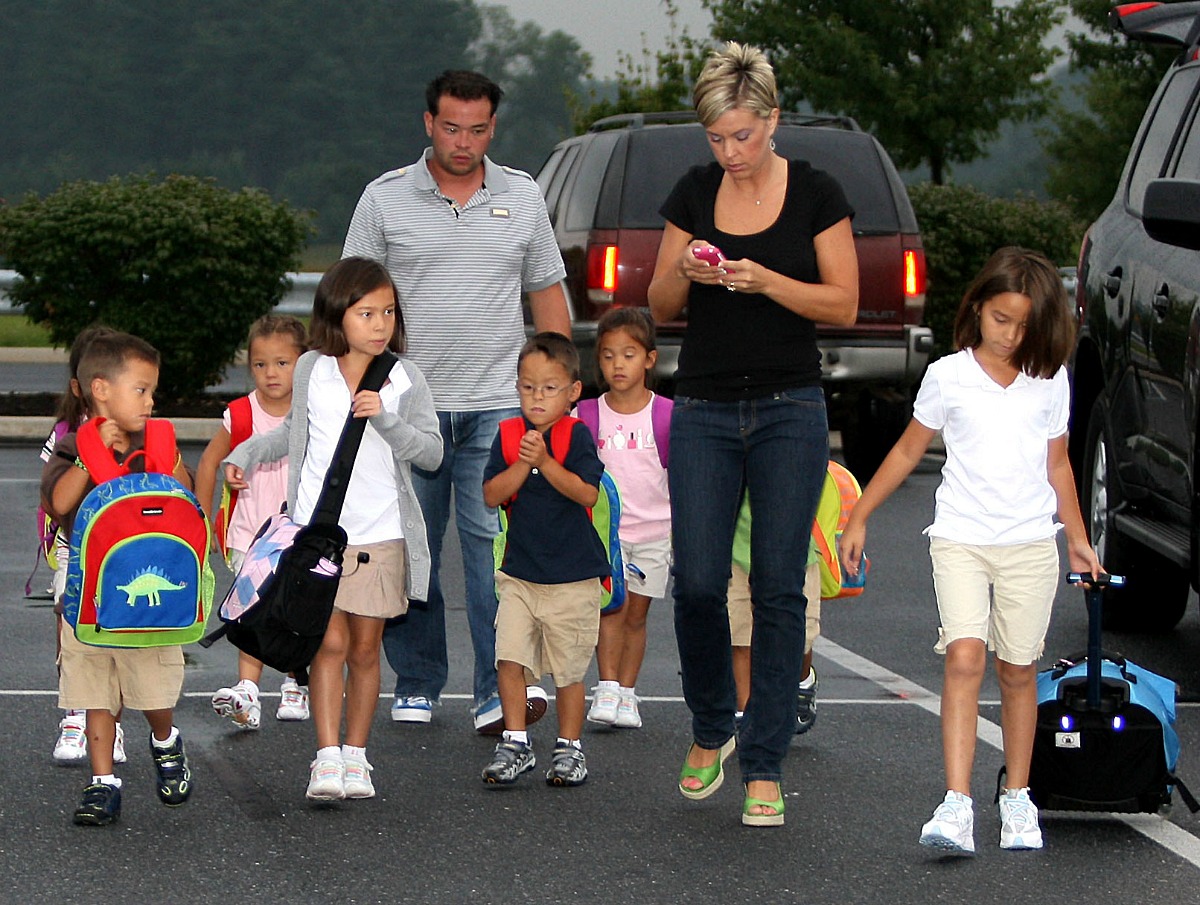 Jon and Kate Gosselin and their kids
