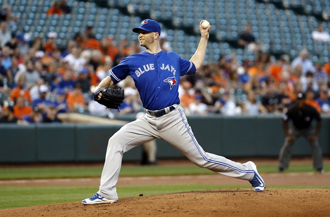 Toronto Blue Jays starting pitcher J.A. Happ has been named the team's opening-day starter.