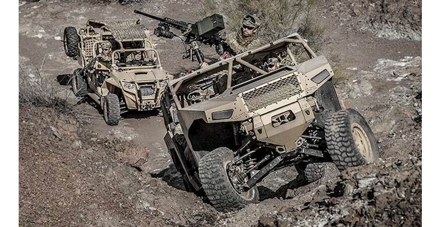 Polaris' DAGOR model is an example of the kind of ultra-light combat vehicle Canada is looking to acquire. 