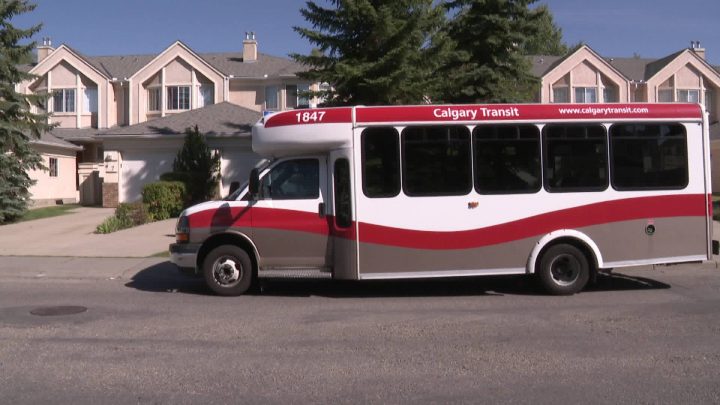 Calgary Transit shuttle bus. File photo.