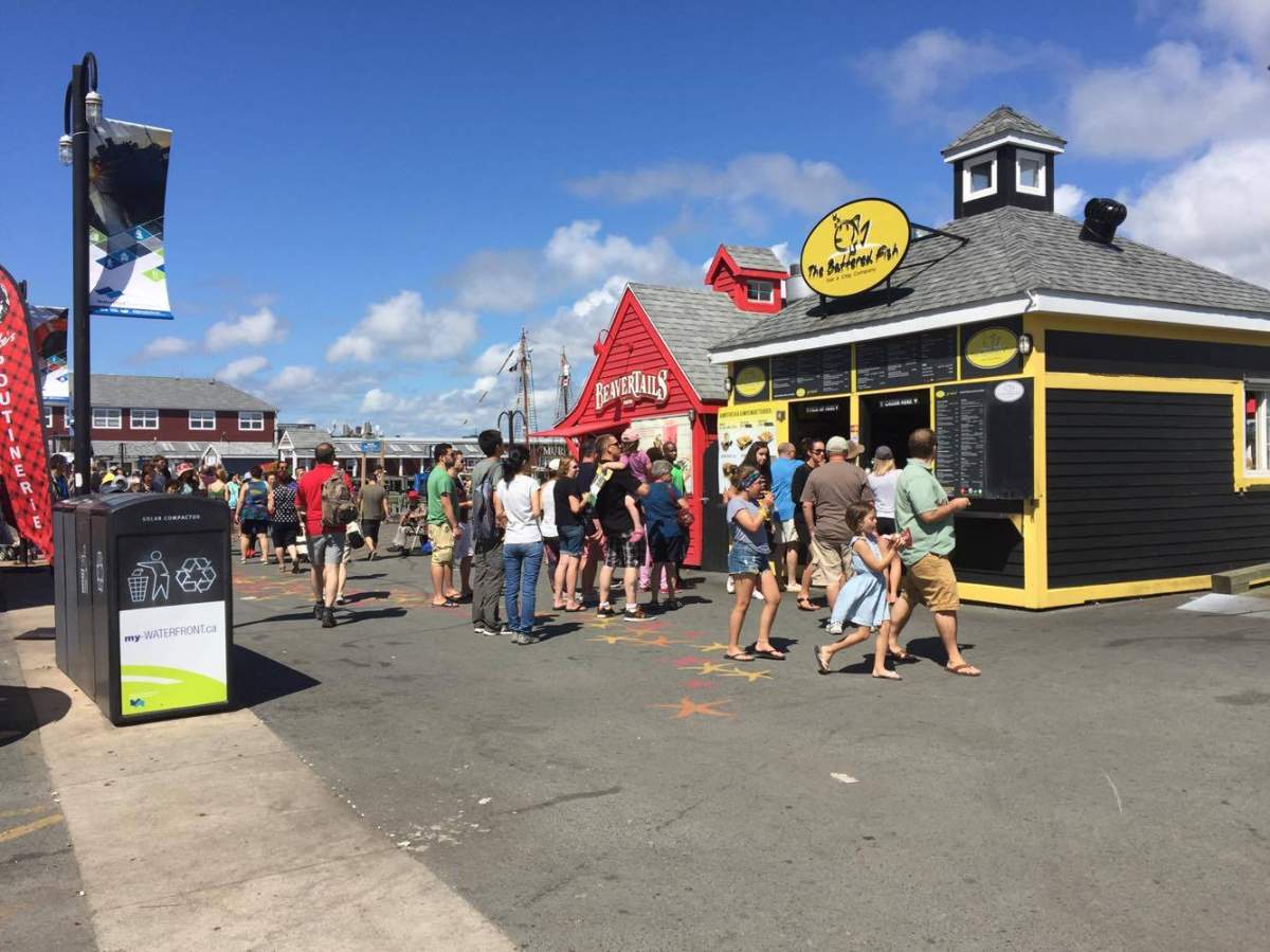 The vendors space on the Halifax waterfront is moving.