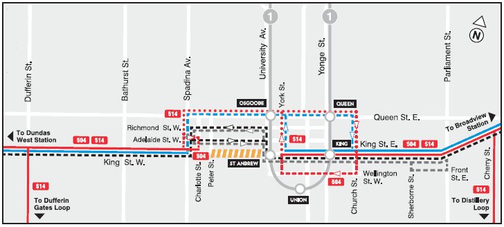TIFF street festival to divert TTC streetcar service once again along King St. - image