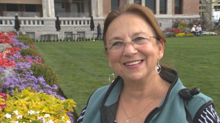 Ardis Lawrence travelled from Grande Prairie, Alta. to see the royal couple when they visit Victoria, B.C.