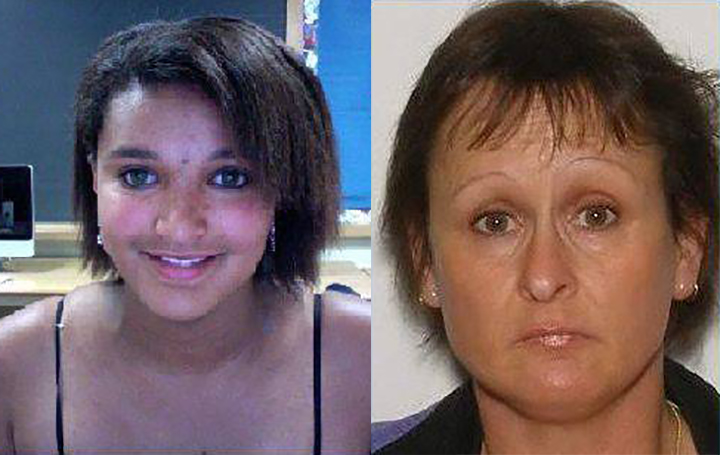 Cheyenne Daniel and her mother Linda Daniel, seen here in a police handout.