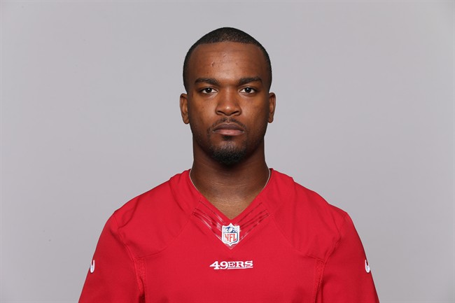 Mylan Hicks, shown here in a 2015 photo from his time with the Francisco 49ers, was shot to death in Calgary on Sunday, Sept. 25, 2016.