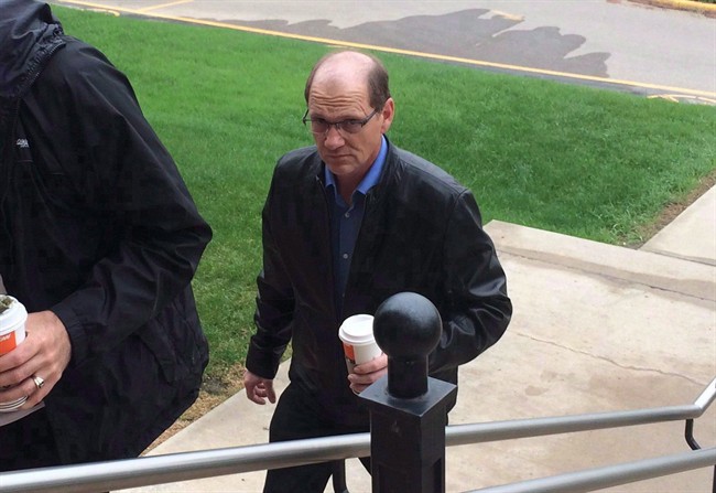 Curtis Vey (pictured) and Angela Nicholson, found guilty of plotting to murder their spouses in Saskatchewan, to be sentenced.