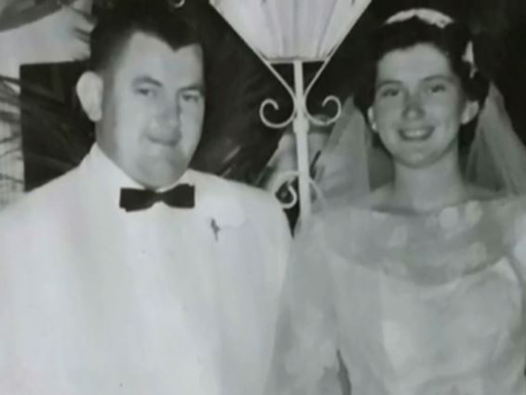 Don and Margaret Livengood on their wedding day on June 15, 1957.
