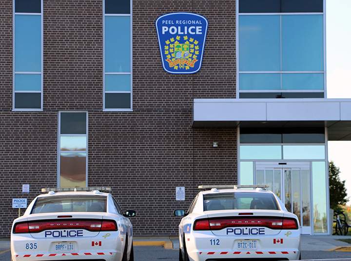 Peel Regional Police station cruiser stock photo