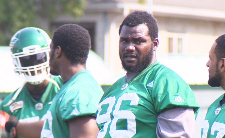 The Saskatchewan Roughriders released Khalif Mitchell on Monday.