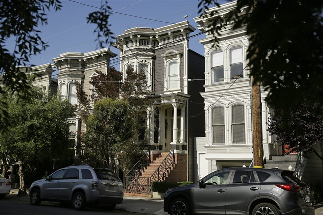 The 'Full House' home at 1709 Broderick St. in San Fransisco, California. The property is now for rent.