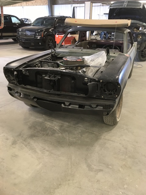 Rick Lamanes has been restoring this 1966 Ford Mustang from the frame up.