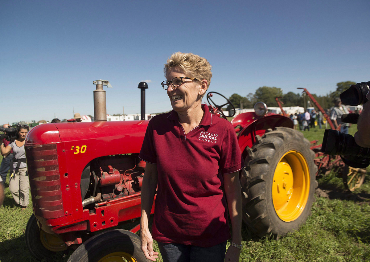 Ontario Premier Kathleen Wynne promising help for farmers and small business with the minimum wage hike.