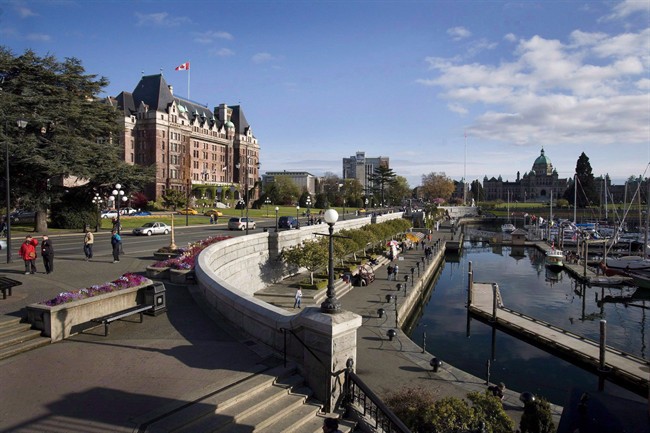 Victoria Harbour in Victoria, B.C.