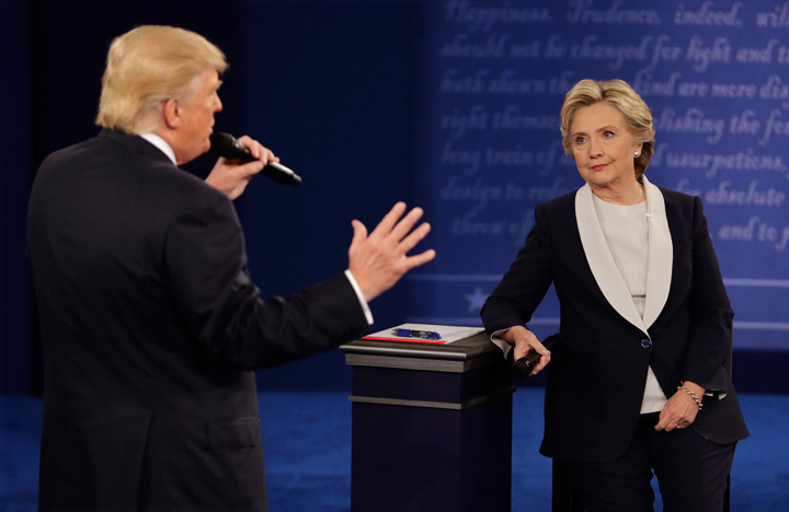 Clinton and Trump