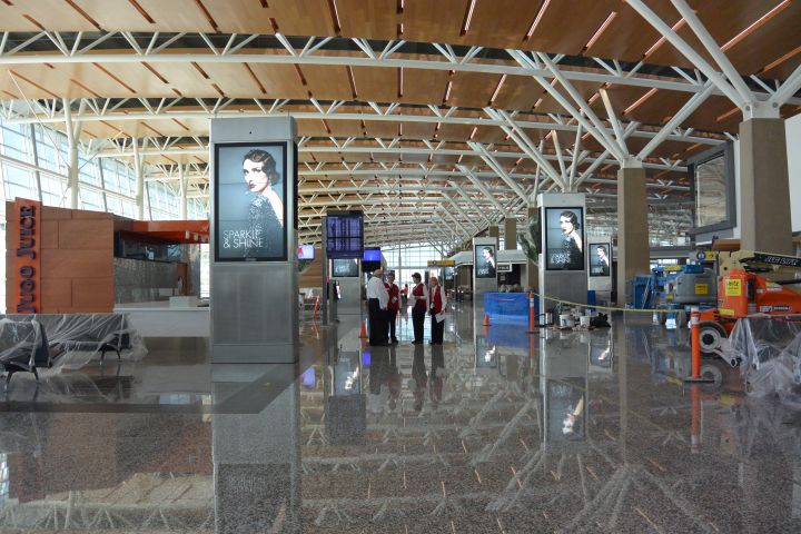 A look into the new international terminal at the Calgary airport, unveiled Oct. 6, 2016.