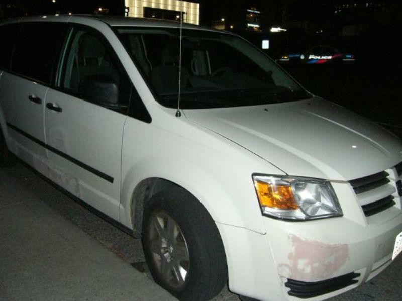 Above: Van operated by Nephat Siziba, 55, in Sexual Assault investigation. Police concerned there may be other victims