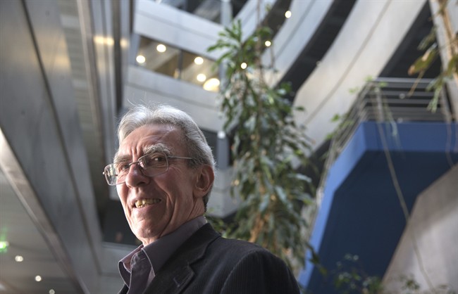 France's Jean-Pierre Sauvage arrives for a press conference in Strasbourg, eastern France, Wednesday Oct. 5, 2016. Sauvage, British-born Fraser Stoddart and Dutch scientist Bernard "Ben" Feringa share the 8 million kronor ($930,000) prize for the "design and synthesis of molecular machines," the Royal Swedish Academy of Sciences said.