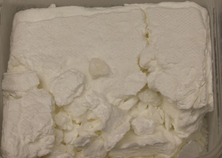 A photo of cocaine seized from a north Edmonton home on Nov. 28, 2016.