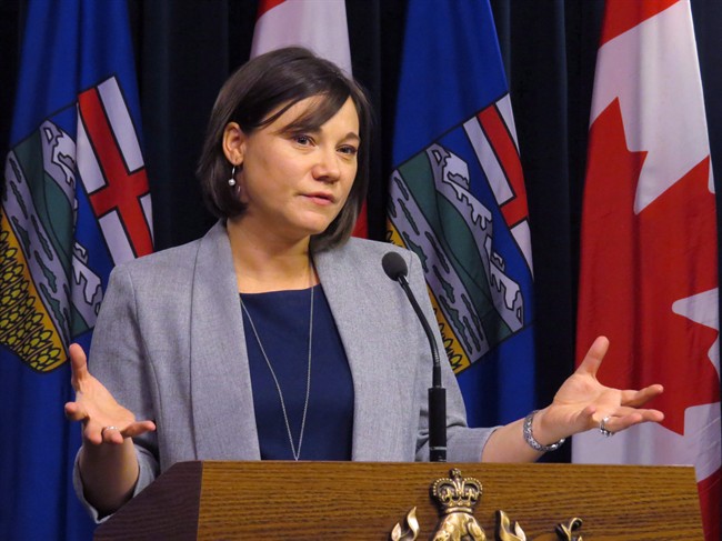 File: Alberta Environment Minister Shannon Phillips. 